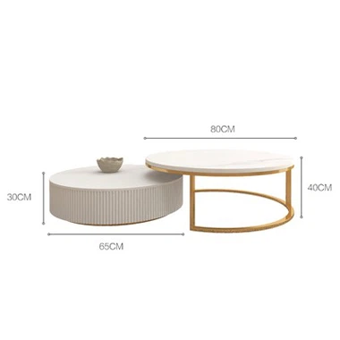 Marmurowy stolik kawowy
